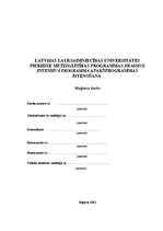 Diplomdarbs 'Latvijas Lauksaimniecības universitātes pieredze mūžizglītības programmas "Erasm', 1.