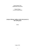 Referāts 'Latvijas inflācijas rādītāju analīze laika posmā no 1993.-1996.gadam', 1.