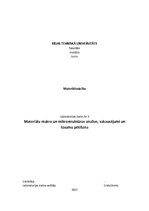 Konspekts 'Materiālu makro un mikrostruktūras analīze, sakausējumi un lūzumu pētīšana', 1.