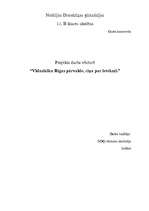 Referāts 'Viduslaiku Rīgas pārvalde, cīņa par ietekmi', 1.