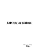 Referāts 'Salvetes un galdauti', 1.