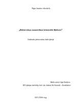 Referāts 'Dabas ūdeņu nozīme ārstniecībā Baldonē', 1.