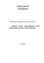 Referāts 'KASKO apdrošināšana', 1.