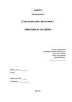 Referāts 'Nozares analīze "Pirmsskolas izglītība" ', 1.