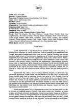 Eseja 'Recenzija par filmu "Troja"', 1.