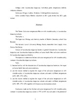 Referāts 'Kultivēšanas temperatūras ietekme uz piena titrējamo skābumu Lactobacillus bulga', 3.