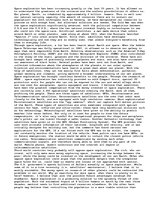 Eseja 'The Effects of Space Exploration on Modern Society', 1.