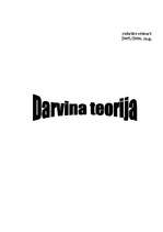 Referāts 'Darvina teorija', 1.