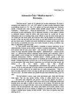 Eseja 'A.Čaks "Mūžības skartie". Recenzija', 1.