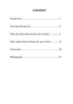 Referāts 'A Theoretical Outlook: Promoting Peace Through Democracy', 1.