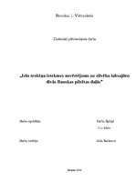 Referāts 'Ielu trokšņa ietekmes novērtējums uz cilvēku labsajūtu divās Bauskas pilsētas da', 1.