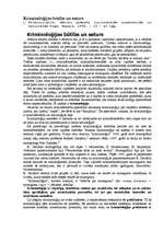 Konspekts 'Kriminoloģijas būtība un saturs', 1.