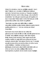 Eseja 'Mans laiks', 1.