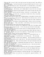 Eseja 'Tales of a Pre-schooler', 1.