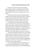 Eseja 'Gunāra Priedes luga "Zilā" un tajā aprakstītās problēmas', 1.