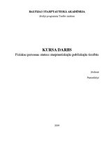 Referāts 'Fiziskas personas statuss starptautiskajās publiskajās tiesībās', 1.