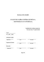 Diplomdarbs 'Kvalitātes vadības sistēmas ieviešana, kontrolēšana un uzturēšana', 1.