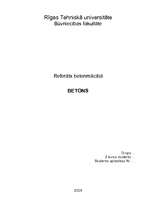 Referāts 'Betons', 1.