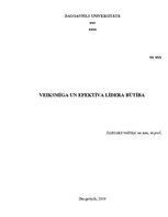 Konspekts 'Veiksmīga un efektīva līdera būtība', 1.