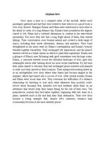 Eseja 'Airplane love', 1.