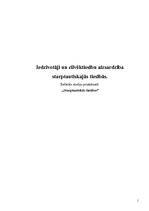 Konspekts 'Iedzīvotāji un cilvēktiesību aizsardzība starptautiskajās tiesībās', 1.