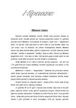 Referāts 'Hipnoze', 1.