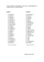 Konspekts 'Vērtību spēle.Profesiju īpašības', 1.