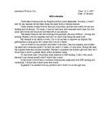 Eseja 'Self-evaluation', 1.