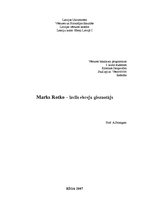 Referāts 'Marks Rotko - izcils ebreju gleznotājs', 1.