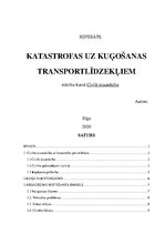 Referāts 'Katastrofas uz kuģošanas transportlīdzekļiem', 1.