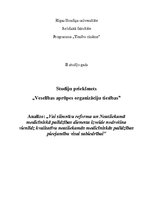 Eseja 'Vai slimnīcu reforma un Neatliekamā medicīniskā palīdzības dienesta izveide nodr', 1.