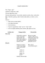 Konspekts 'Integrētā rotaļnodarbība', 1.