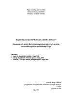 Konspekts 'Latvija Krievijas impērijas sastāvā. Latviešu nacionālās apziņas veidošanās 19.g', 1.