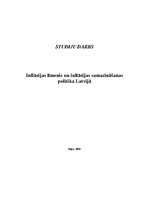 Referāts 'Inflācijas līmenis un inflācijas samazināšanas politika Latvijā', 1.