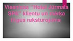 Prezentācija 'Viesnīcas "Hotel Jūrmala SPA" klientu un mērķa tirgus raksturojums', 1.