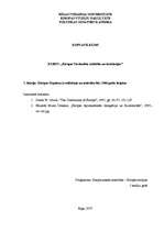 Konspekts 'Eiropas Kopienu izveidošana un attīstība līdz 1960.gadu beigām', 1.