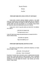 Konspekts 'Imanta Ziedoņa dzejoļa "Krusts" analīze', 1.