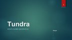 Prezentācija 'Tundra', 1.