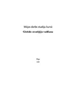 Konspekts 'Globālo stratēģiju vadīšana', 1.