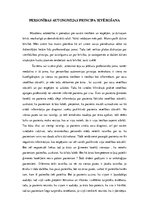 Referāts 'Personības autonomijas principa ievērošana', 1.