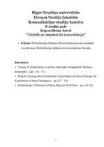 Konspekts 'Globalizācija un kultūra vēsturiskā retrospekcijā', 1.