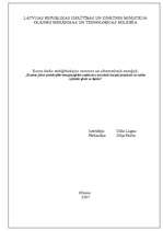 Biznesa plāns 'Biznesa plāna priekšizpēte energoapgādes uzņēmuma kurināmā maiņas projektam no n', 1.
