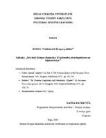 Konspekts 'Pro/Anti Eiropas dimensija: ES pilsonība, eiroskepticisms un leģitimizācija', 1.