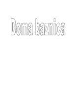 Konspekts 'Doma baznīca', 1.