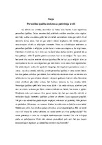 Eseja 'Personības īpašību ietekme uz patērētāju izvēli', 1.