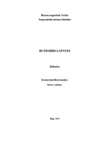Referāts 'Bezdarbs Latvijā', 1.