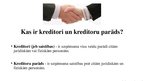 Prezentācija 'Kreditoru parādu veidu rašanās un atlikuma atspoguļojums bilancē', 2.