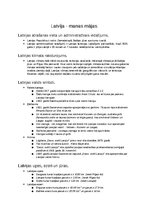 Konspekts 'Latvija - manas mājas', 1.