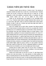 Eseja 'Lielais mēris jeb melnā nāve', 1.