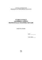 Diplomdarbs 'Starptautiskās sadarbības aspekti profesionālās izglītības iestādē', 2.